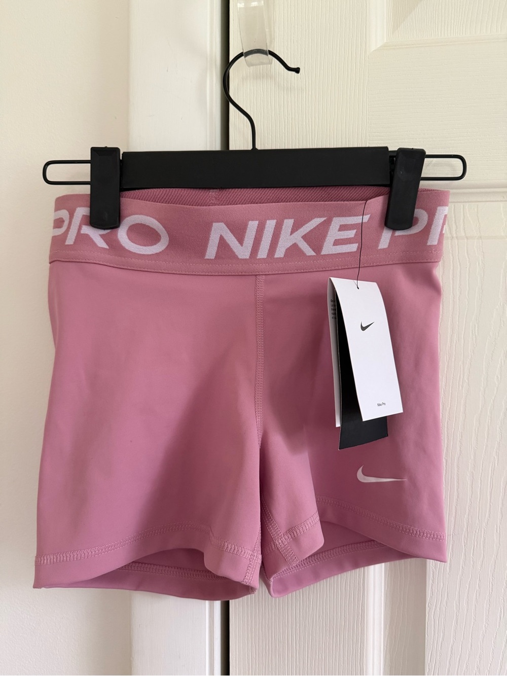 Nike Women's Pink Pro Compression Athletic Shorts